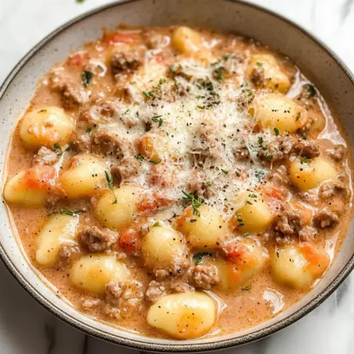 Ground Beef Gnocchi