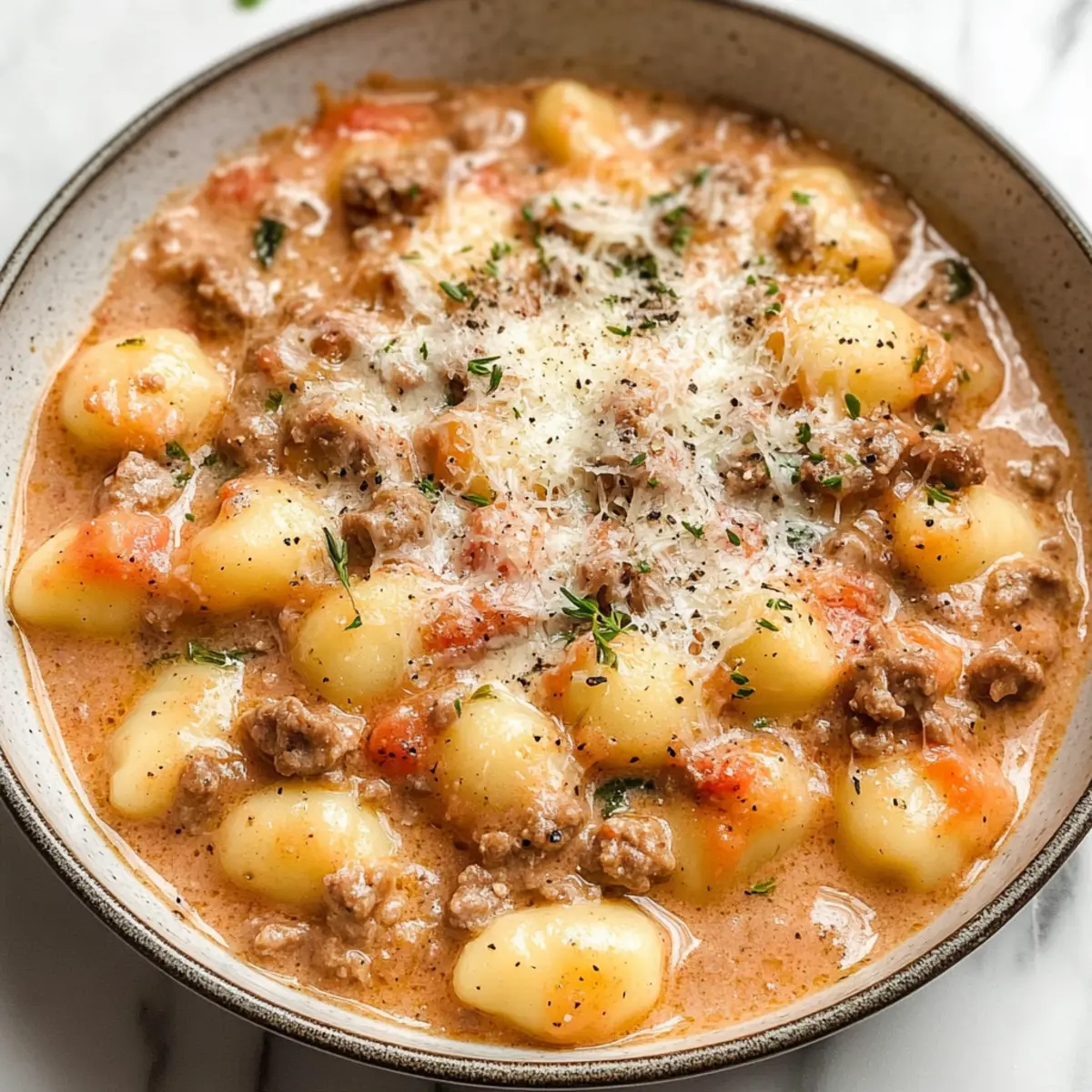 Ground Beef Gnocchi