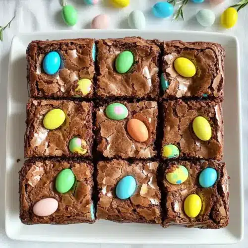 Easter Mini Egg Brownies