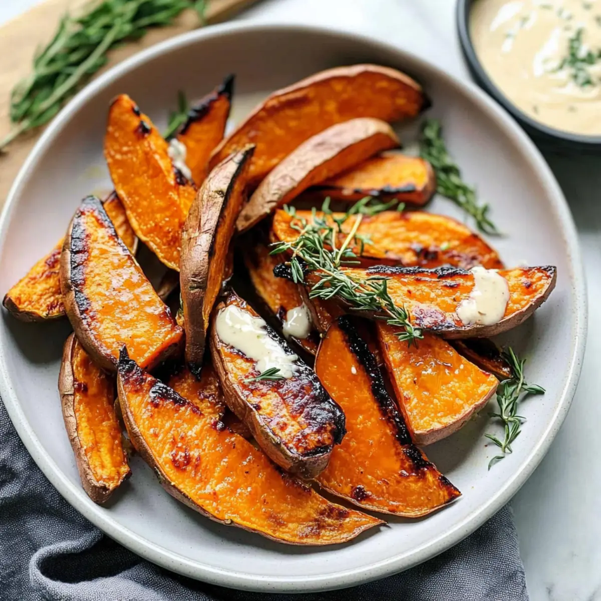 Baked Sweet Potato Wedges