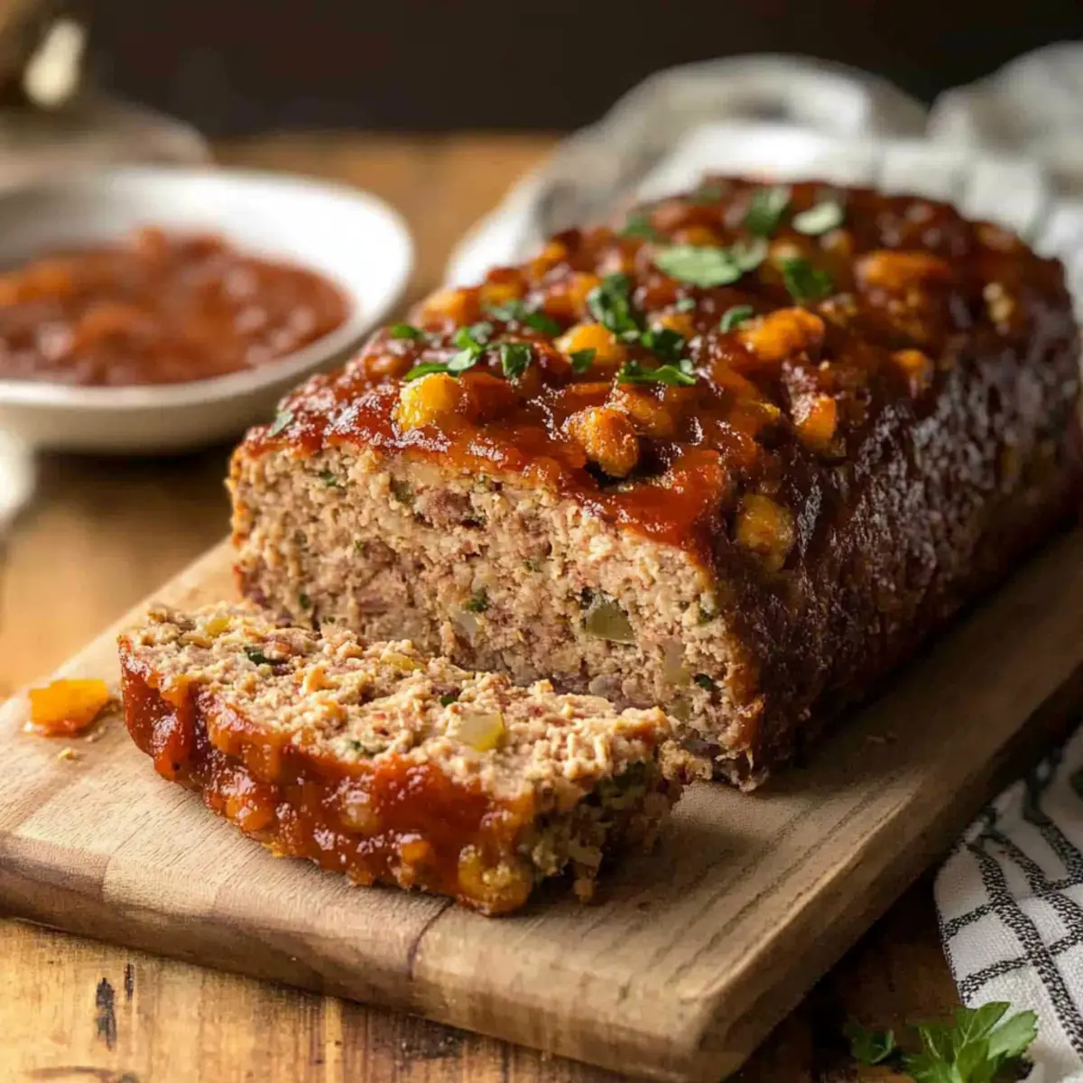 Turkey Stuffing Meatloaf