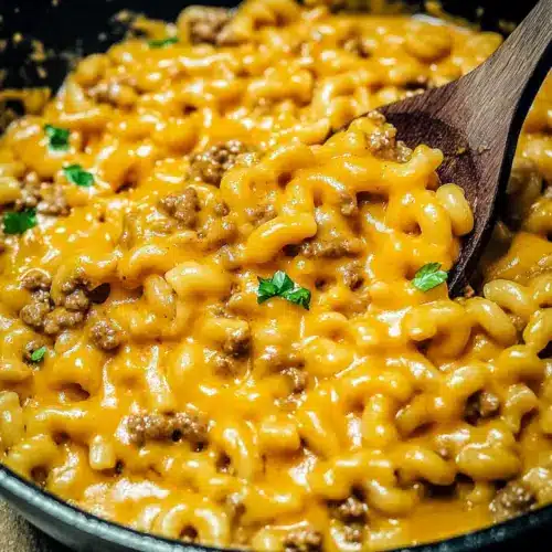 One Pot Cheeseburger Helper