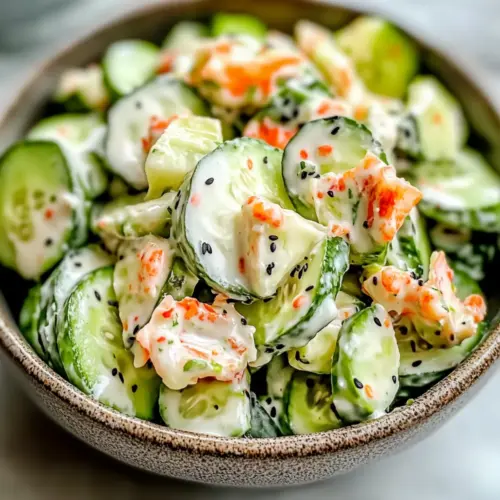 California Roll Cucumber Salad