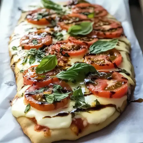 Margherita Flatbread Pizza