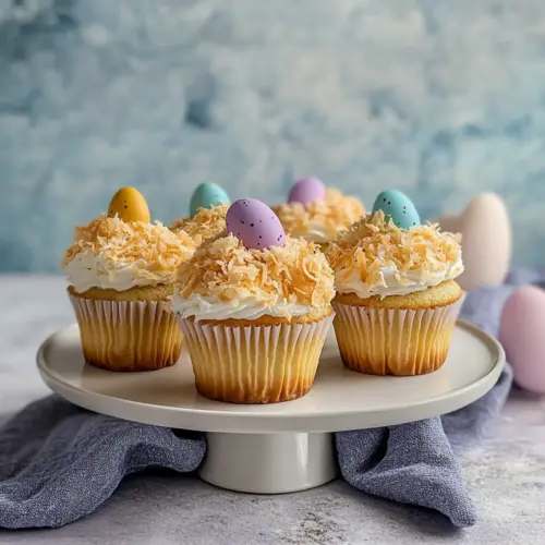 Coconut Easter Cupcakes