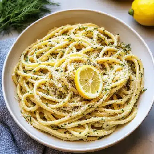 Browned Butter Lemon Dill Pasta