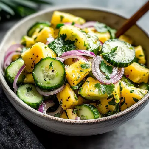 Pineapple Cucumber Salad