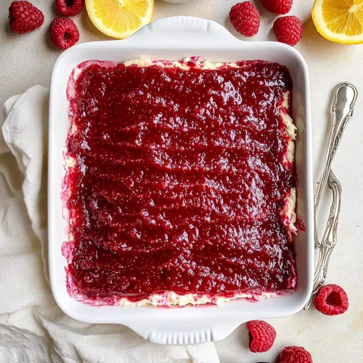 Fresh Raspberry Tiramisu