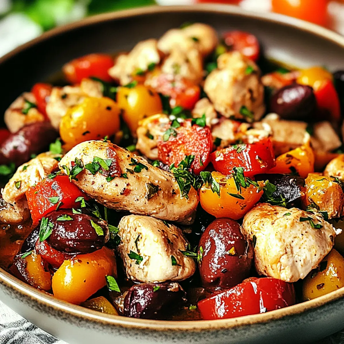 High Protein Mediterranean Chicken