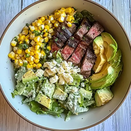 Steak and Grilled Corn Salad