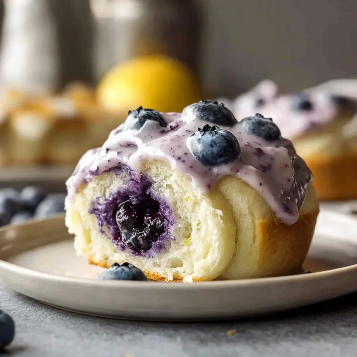 Lemon Blueberry Rolls