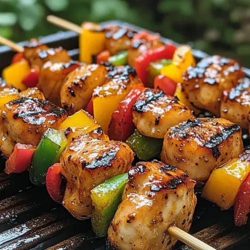 Sweet and Sour Chicken Skewers