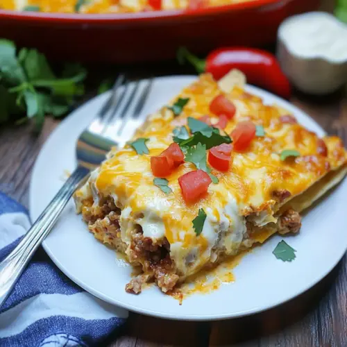 Overnight Breakfast Burrito Casserole