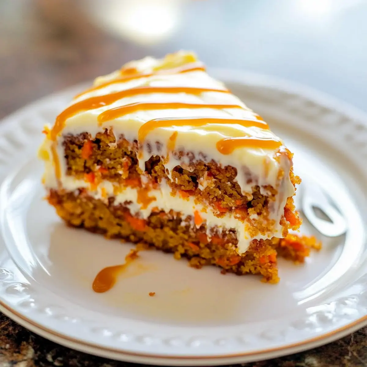 Salted Caramel Carrot Cake