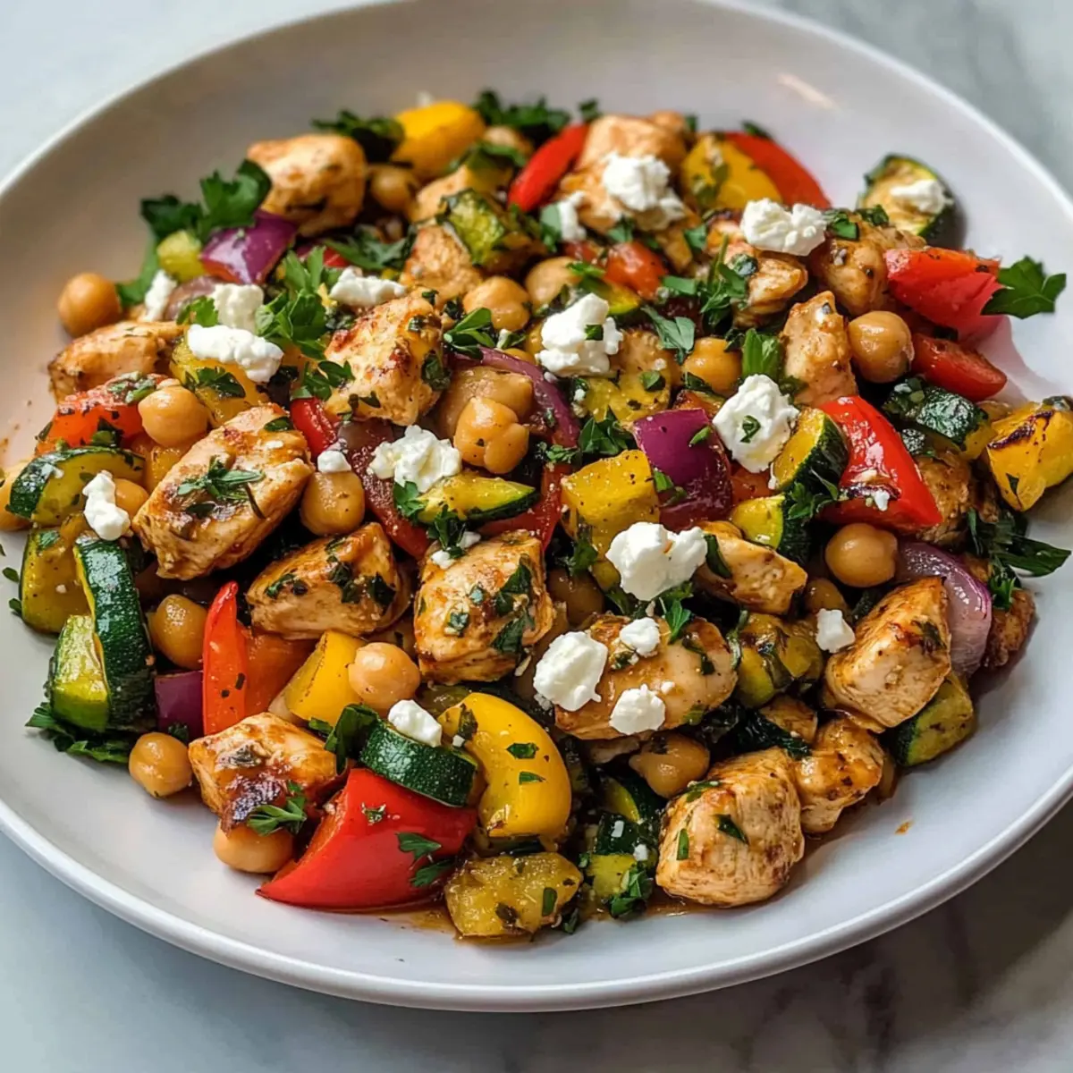 Mediterranean Chicken Stir-Fry