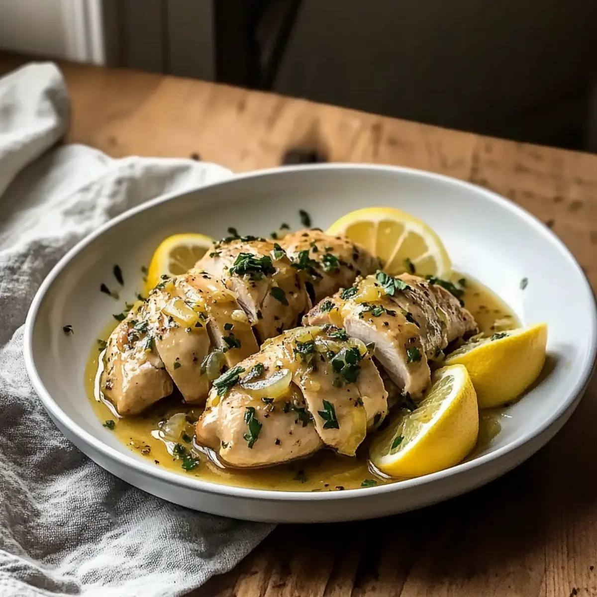 Slow Cooker Lemon Herb Chicken