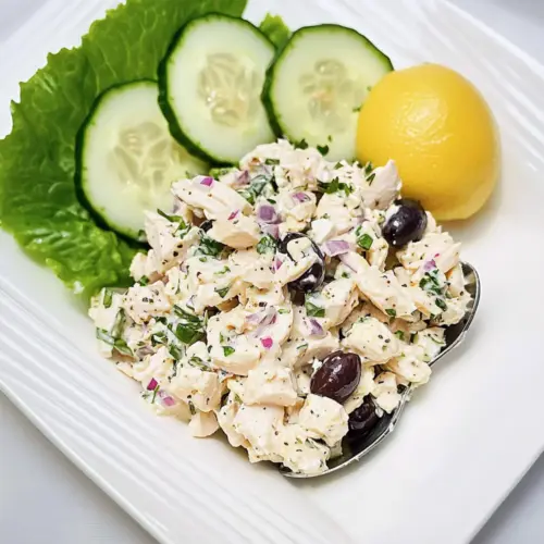 Keto Mediterranean Chicken Salad