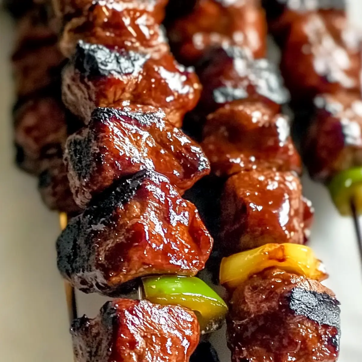 Grilled Teriyaki Steak Kabobs