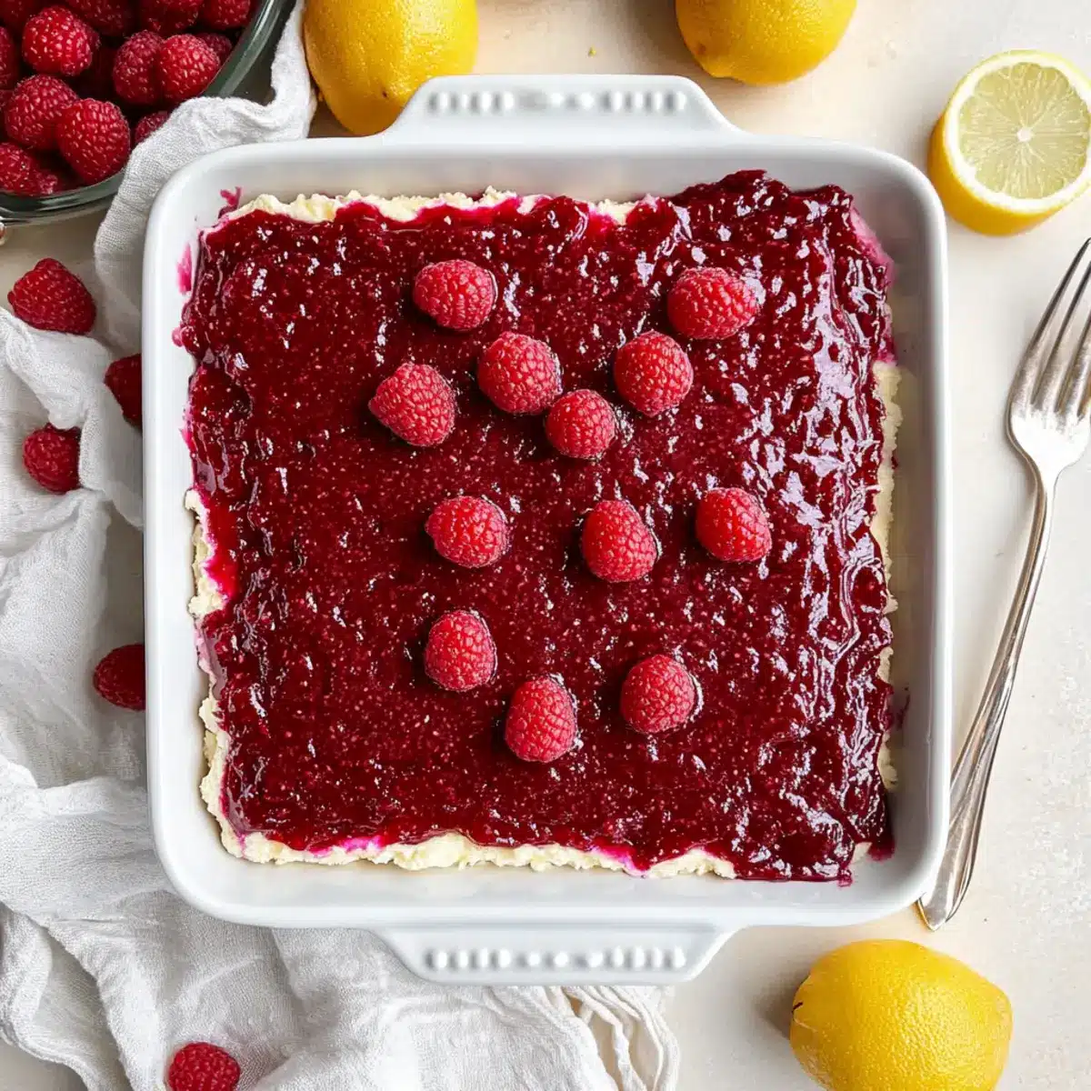 Fresh Raspberry Tiramisu