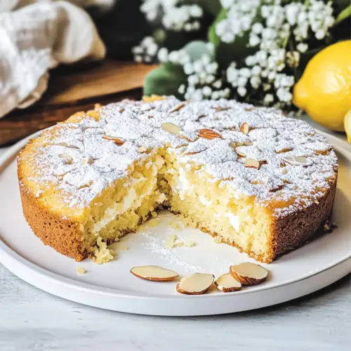 mother's day Lemon Ricotta Almond Cake