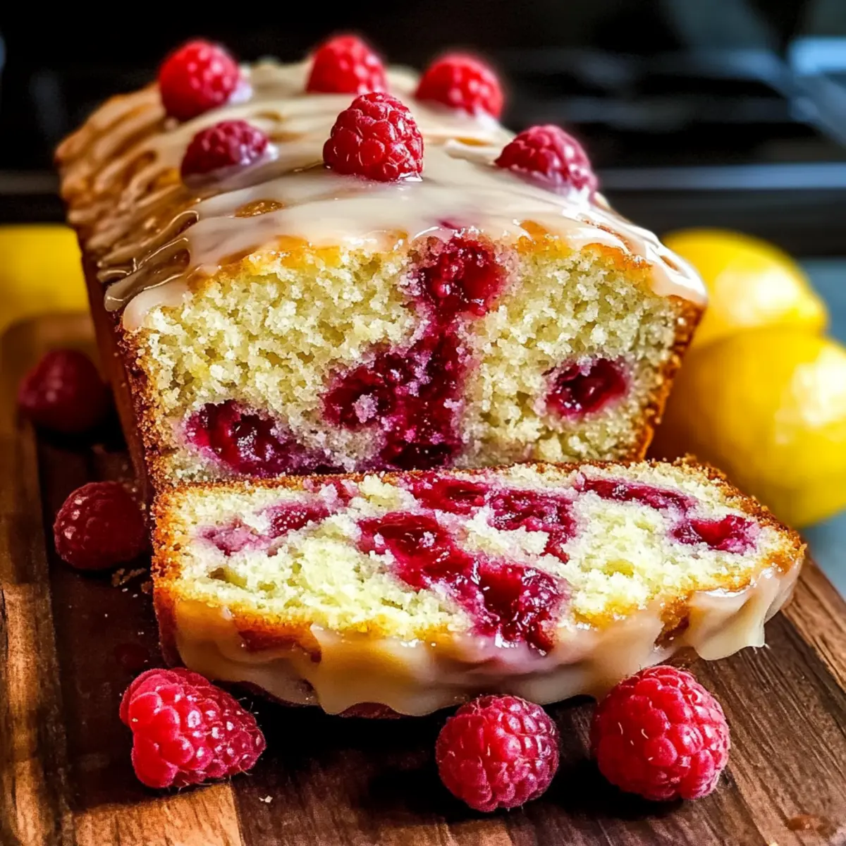 mother's day Raspberry Lemon Loaf