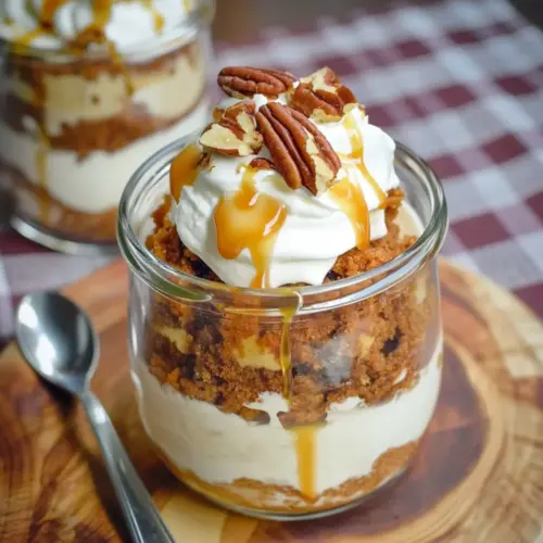 Carrot Cake Cream Cheese Pudding Trifles