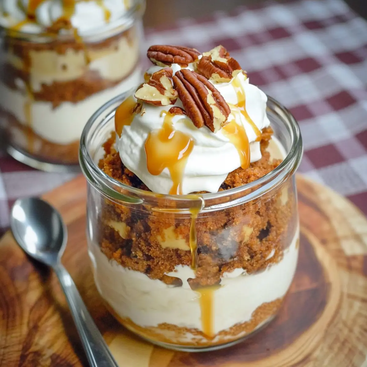 Carrot Cake Cream Cheese Pudding Trifles