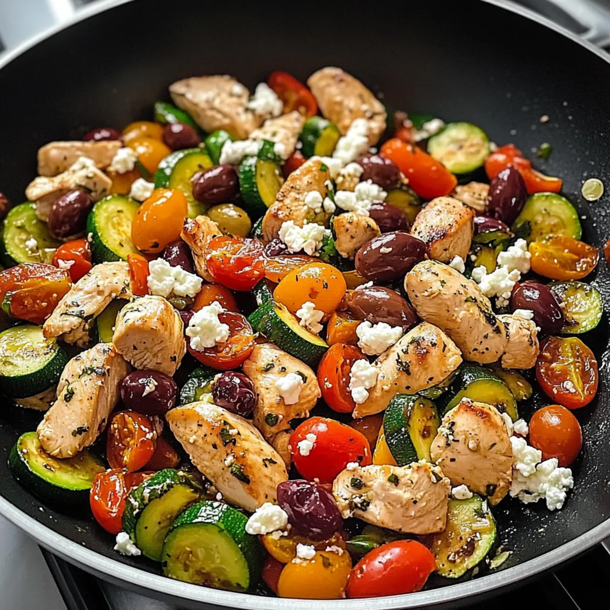 Mediterranean Chicken Stir Fry