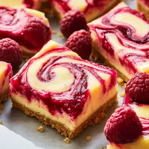 Raspberry Lemonade Cheesecake Bars