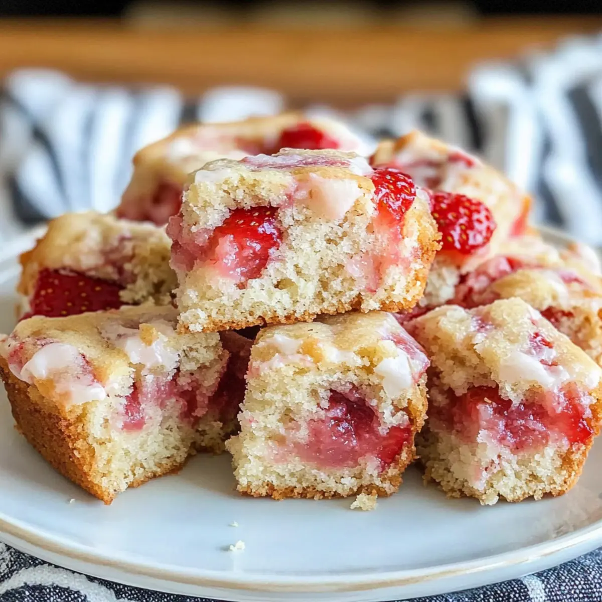 Strawberry Rhubarb Cake