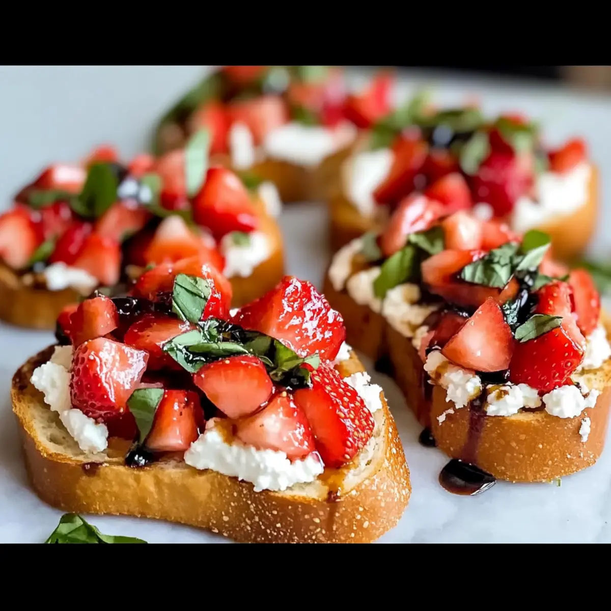 Strawberry Ricotta Bruschetta