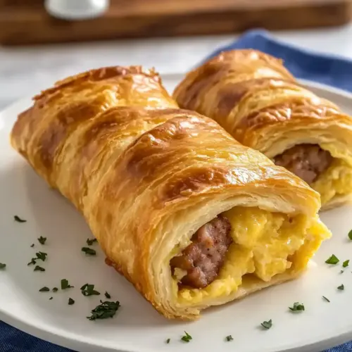Sausage Egg Breakfast Roll-Ups