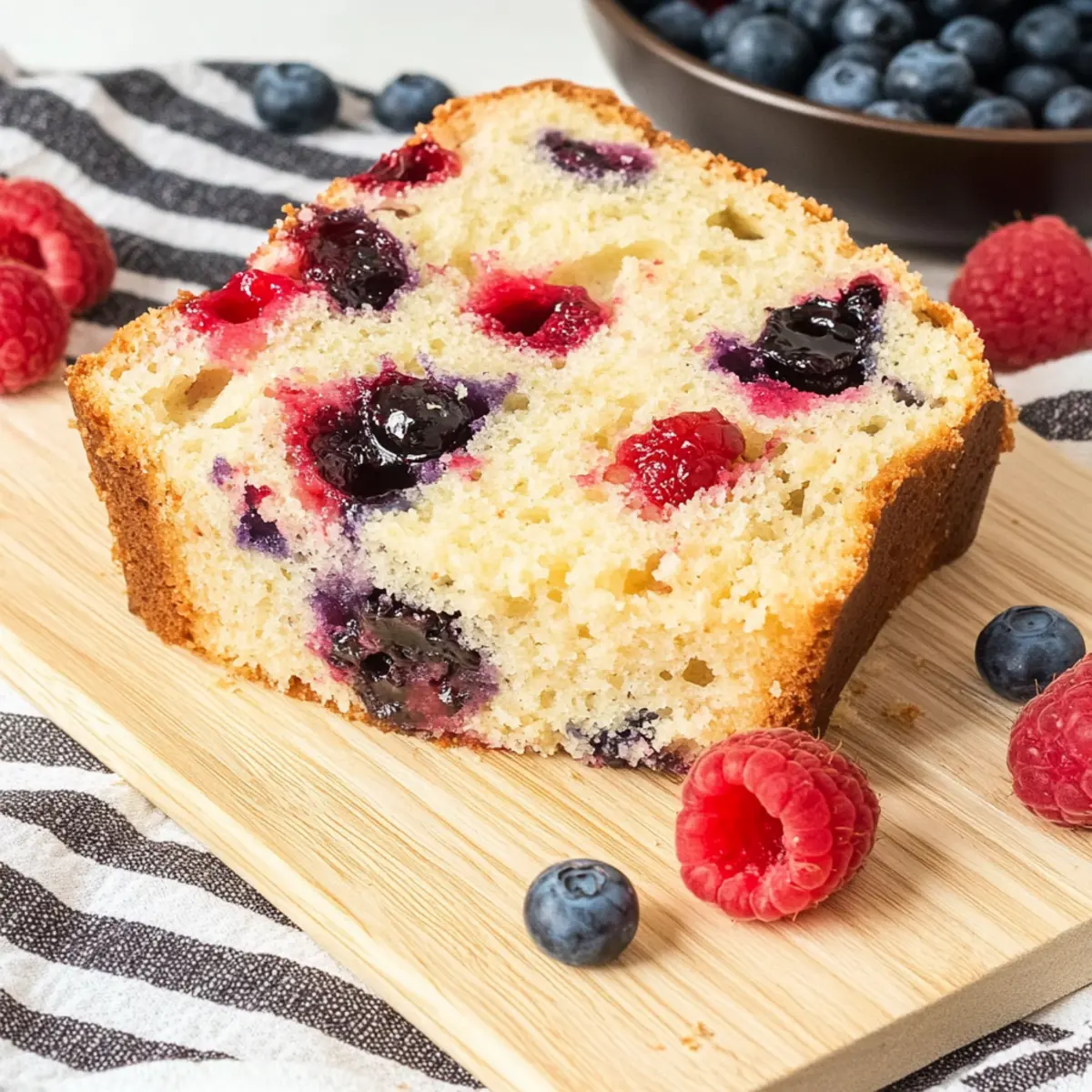 Triple Berry Bread