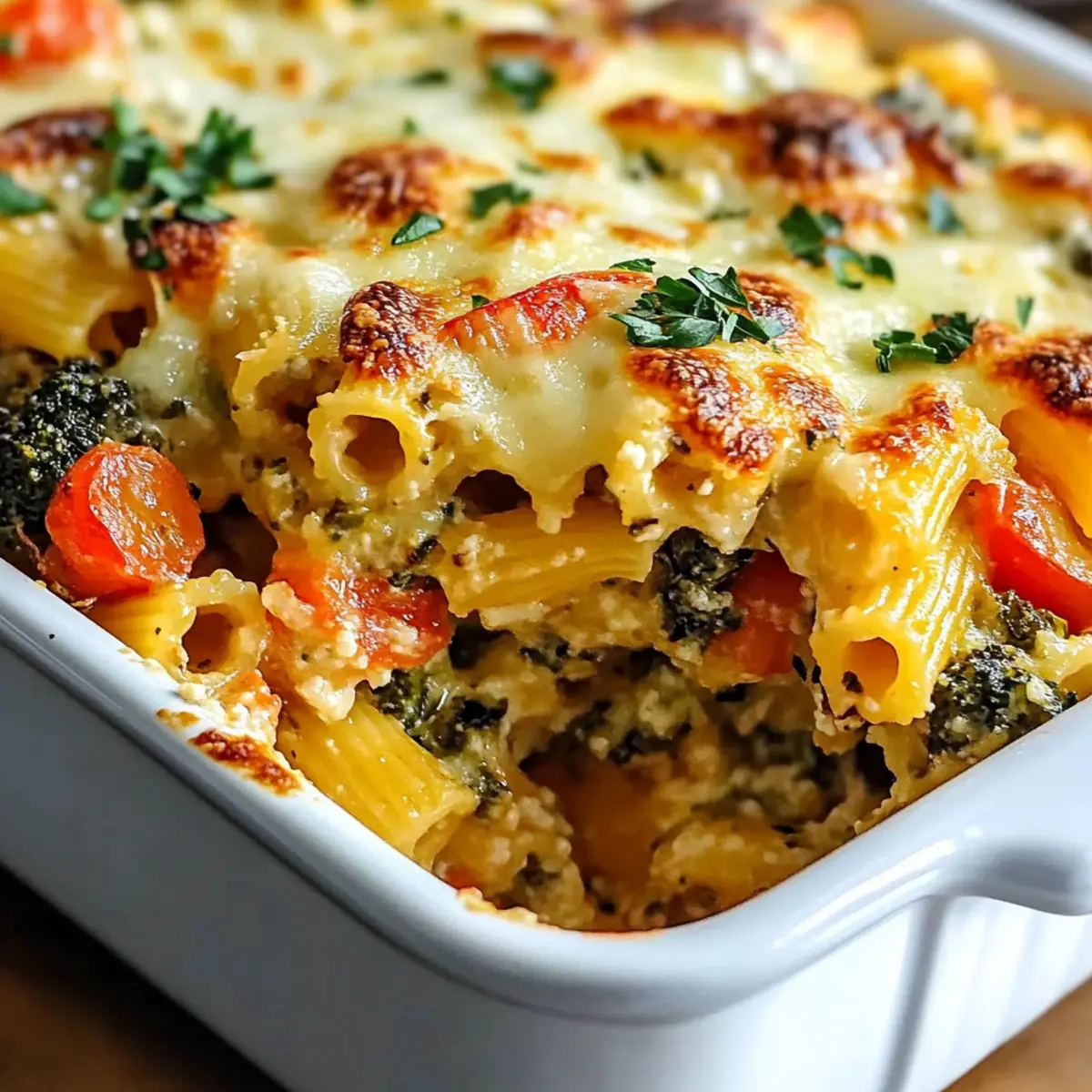 Mediterranean Vegetable Pasta Bake