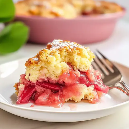 Rhubarb Cobbler