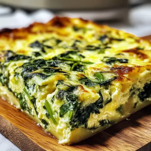 Savory Spinach Egg Casserole