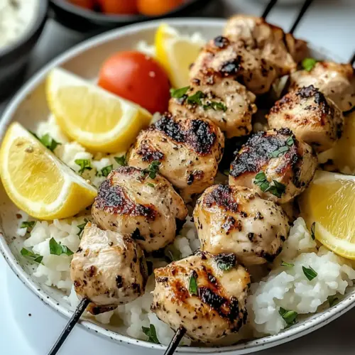 Greek Chicken Souvlaki