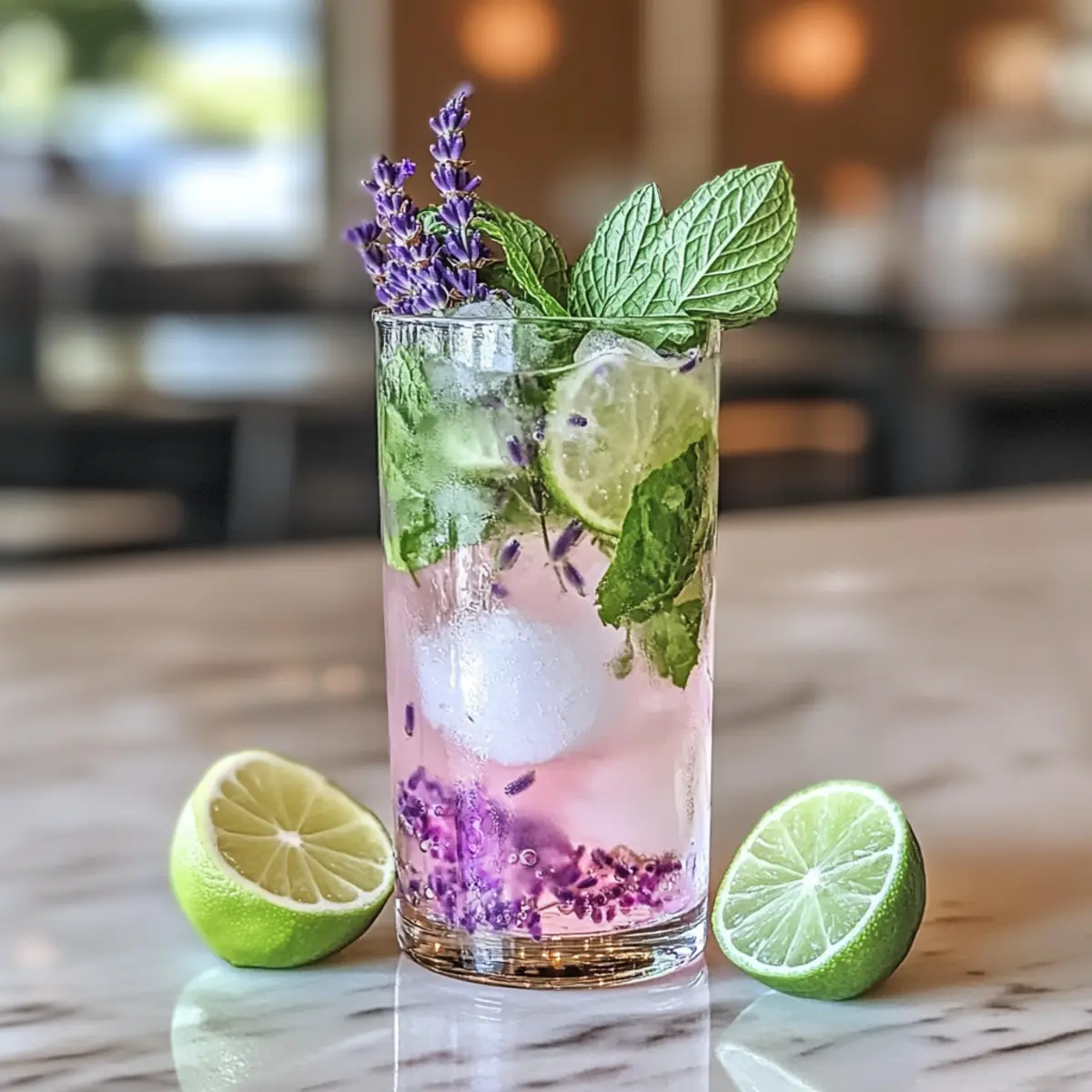 Lavender Mojito Mocktail