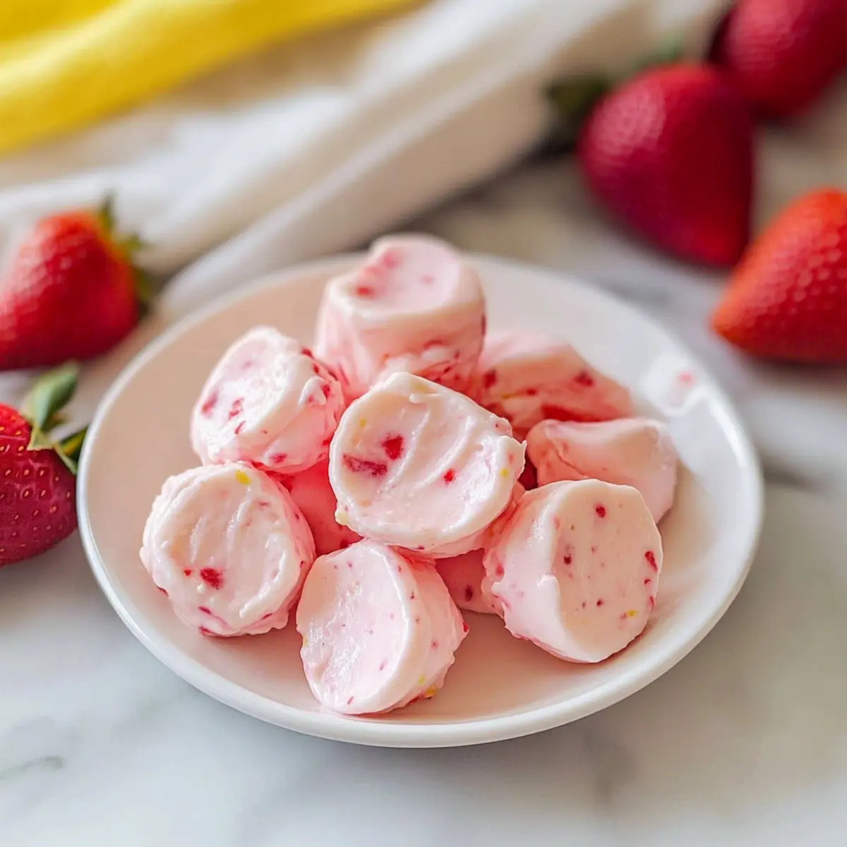 Strawberry Yogurt Bites