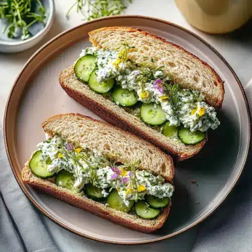 Cucumber Salad Sandwiches