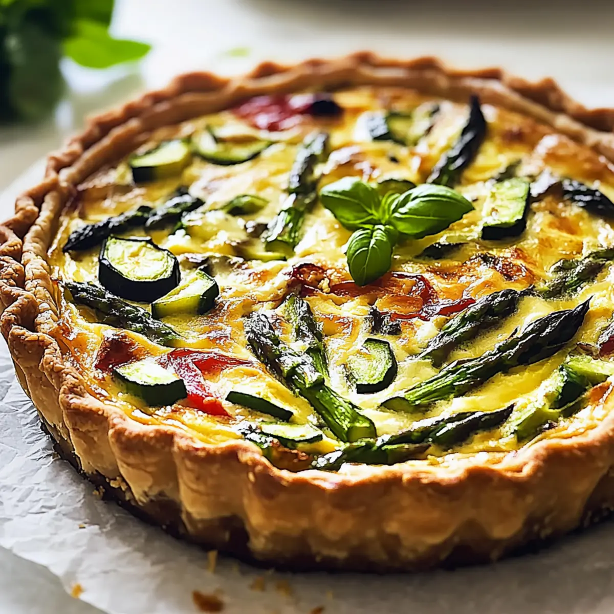 Spring Vegetable Quiche
