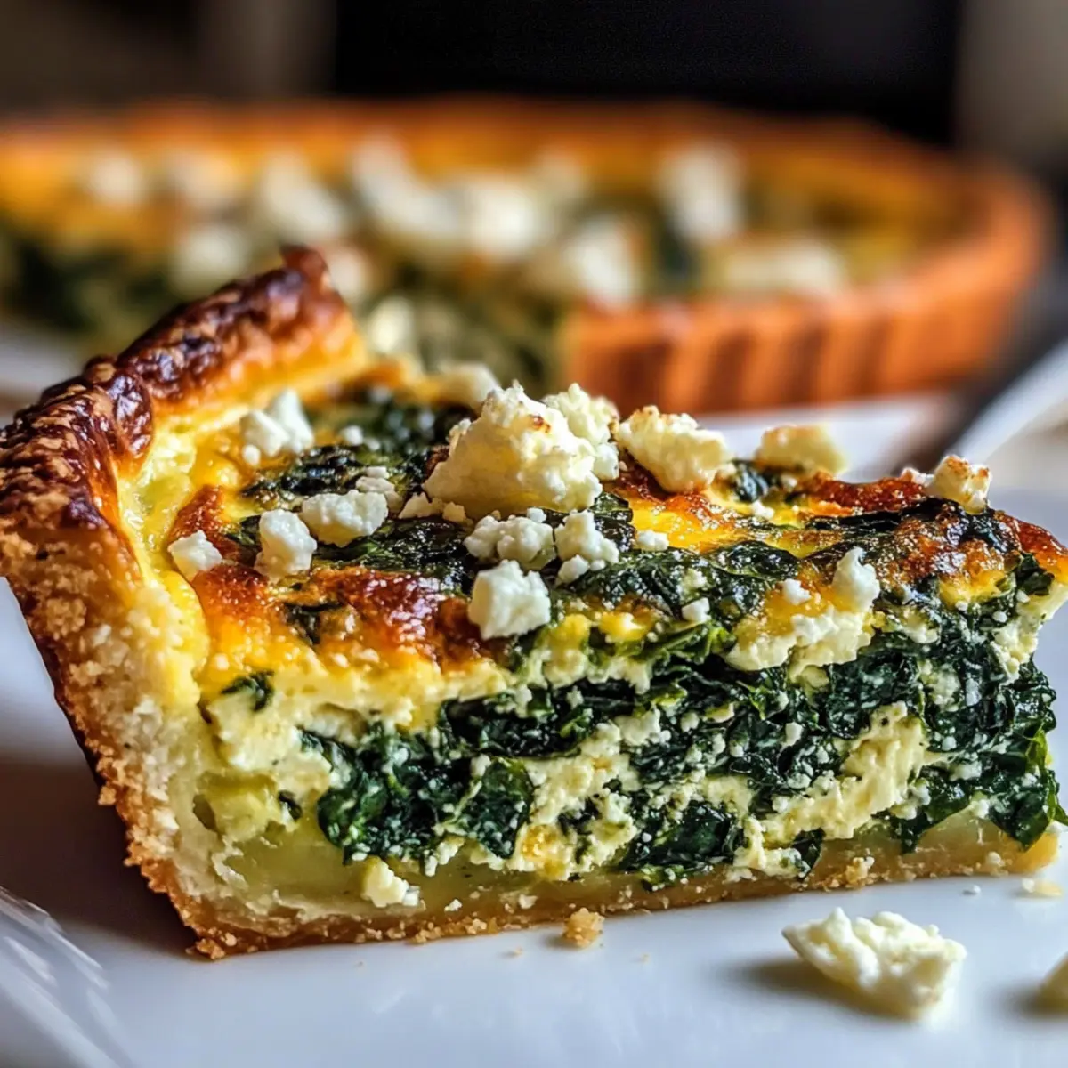 Spring Brunch Spinach And Feta Quiche
