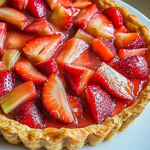 Strawberry Rhubarb Tart