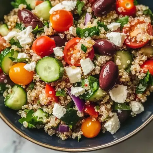 Mediterranean Quinoa Salad with Feta