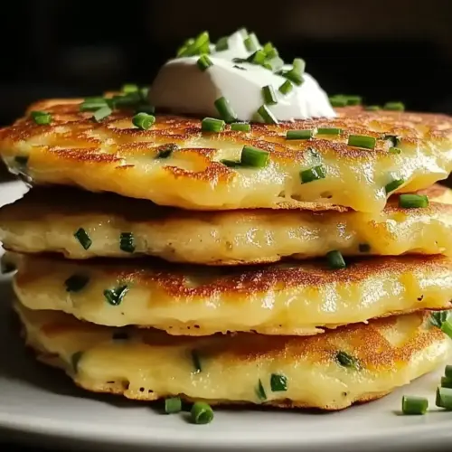 Cheese & Chive Pancakes