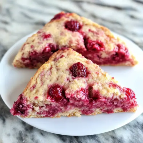 Gluten-Free Vegan Raspberry Scones
