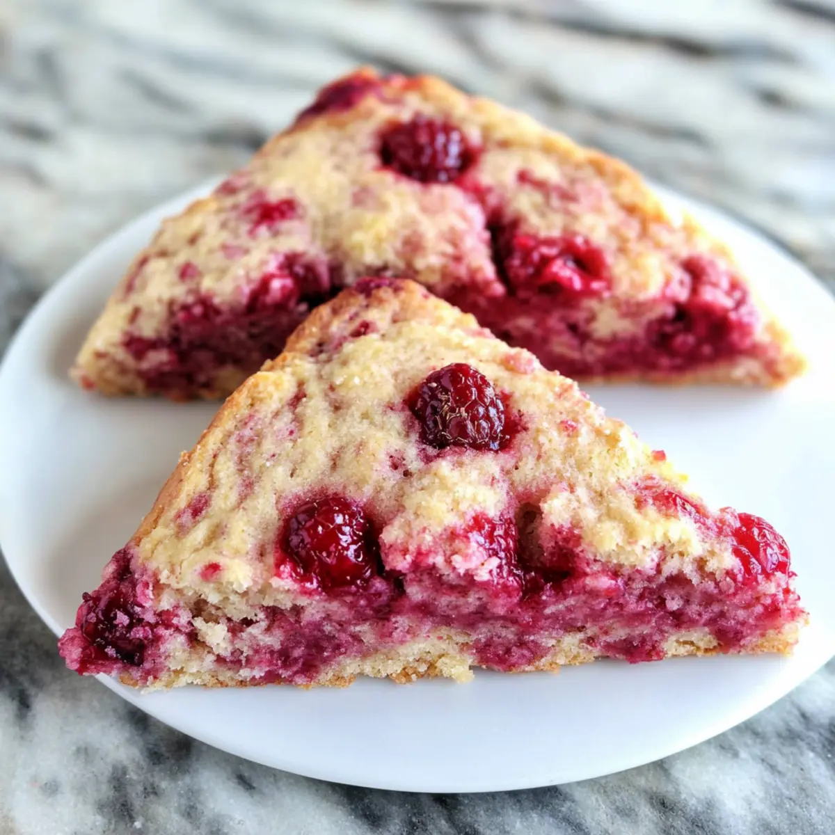 Gluten-Free Vegan Raspberry Scones