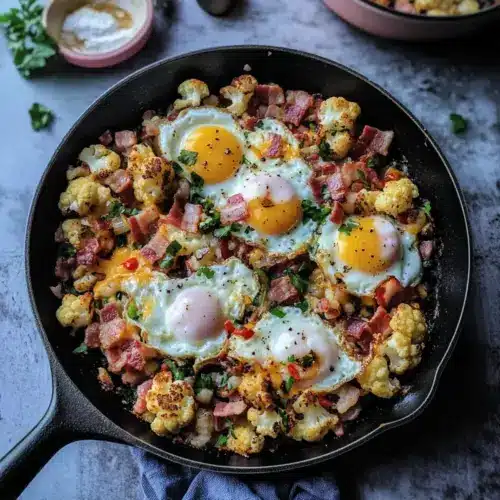 Turkish Cauliflower Breakfast Hash