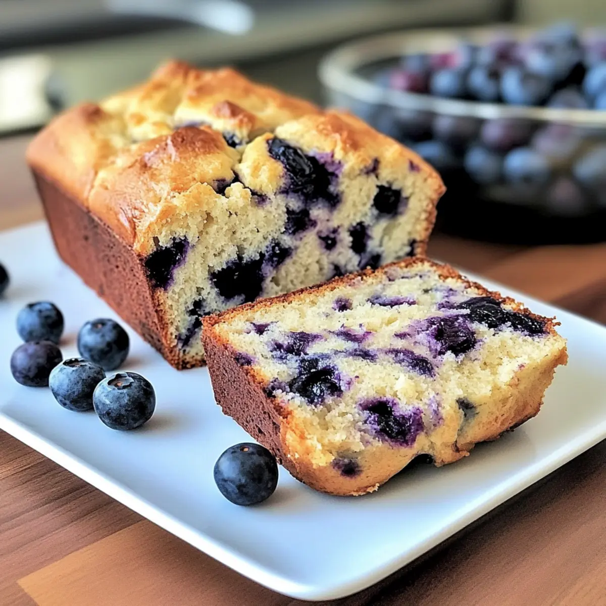 Blueberry Cream Cheese Bread