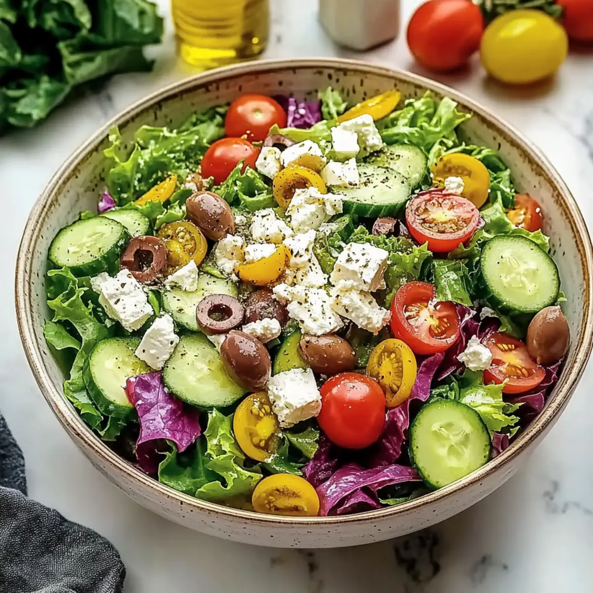 Classic Mediterranean Salad